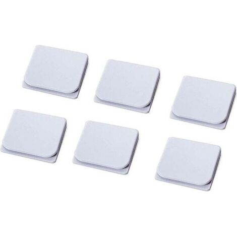 Lot de 6-Pack, le Rideau de Clips, coupe-vent, étanche à l'eau, l'auto-adhésif Duschvorhanggewichte.