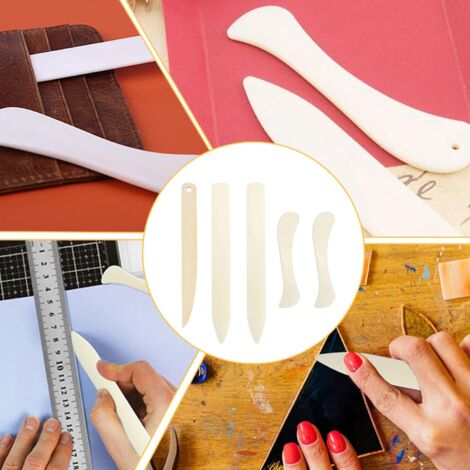 Kit 5 Outils De Pliage Papier – Plioirs En Plastique Pour Scrapbooking, Origami – Portable Et Léger - 10