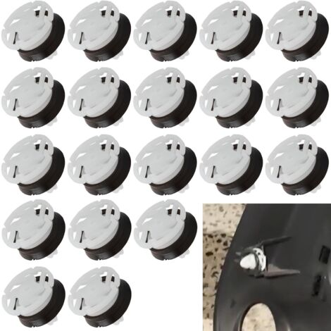 Clips de Fixation pour Garniture de Porte 7703077476, Clips de Fixation Voiture, Clips Garniture Compatible avec Peugeot 308 Citroën DS4 Renault Me-Gane 3 Laguna 3 (20 PCS)