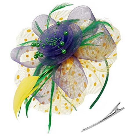 Chapeau de bowler vintage en maille avec motif cœur floral pour femme et fille