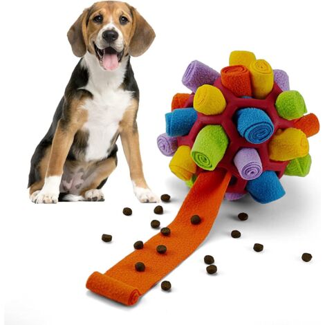 Balle à renifler - Balle à grignoter sûre - matériel - Tapis à renifler pour chien - Tapis à renifler pour chien et chiot - Agility pour le chien - Tapis à lécher - Jeu cérébral pour chien