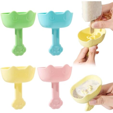 Porte-glaces pour enfants - 4 pièces - Porte-glaces anti-fuites - Réutilisable (1/5)