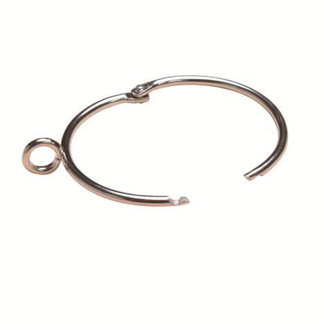 Lot de 20 anneaux de rideaux avec pinces, diamètre intérieur 50 mm, fixation pratique