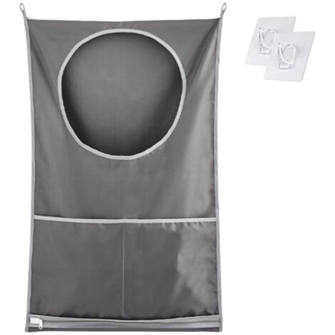 Sac à Linge Sale Suspendu,Sac à Linge Sale Voyage Mural,Panier Epingle A Linge Grande Capacité,Panier Suspendu Rangement Vetement,Laundry Bag,Sacs Rangement Jouet Waterproof pour Armoires
