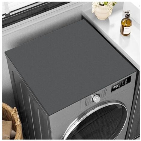 Housse Machine a Laver Dessus 60 X 60 cm,Protection Machine a Laver Protege,Tapis Lave Linge Top,Washing Machine Top Cover,Couverture Machine a Laver Antidérapant pour Réfrigérateur, Cuisine (1/5)
