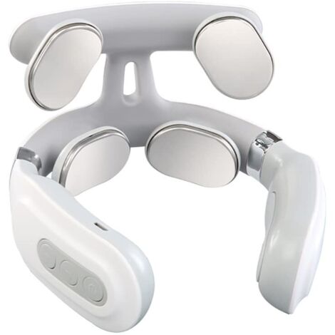 Masseur électrique à impulsions cervicales pour Le Cou, équipement de Massage Portable sans Fil avec 6 Modes de Massage et 9 Niveaux d'intensité, Une clé pour Ouvrir, pour Les têtes de Relaxation, So
