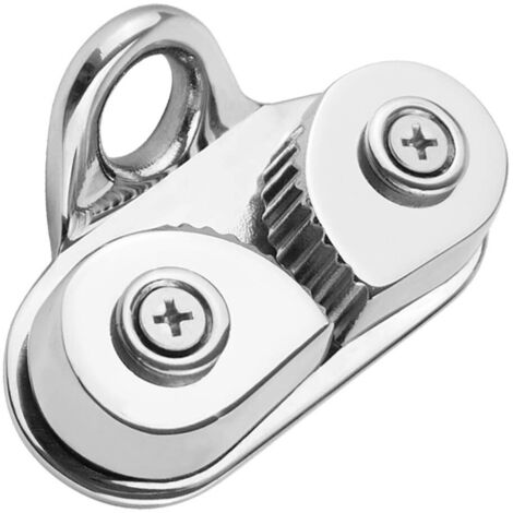 Taquet Coinceur Corde Bateaux Taquets d'Amarrage INOX Accessoires de Bateaux Marine Kayak - Argent