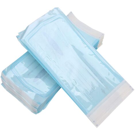 200 pièces/boîte Pochettes de Stérilisation, Sacs Autoclaves, Sachets de Stérilisation Auto-Adhésifs, Pochette de Nettoyage Auto-scellante pour Matériaux Dentaires (135 x 290 mm) (1/5)