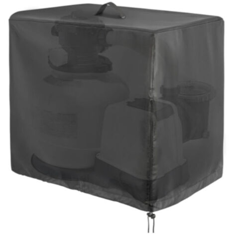 Housse de protection pour pompe de piscine - Housse de protection imperméable - Texture tissu Oxford - Convient pour la filtration du sable (1/5)