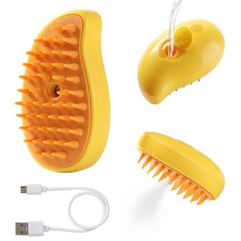 Auto-nettoyage doux de la Vapeur brosse pour Chien Et Chat-Cheveux Remover pinceau (1/5)
