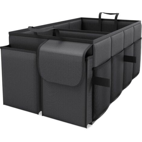 Le tronc de l'organisateur-Compact et spacieux - accessoires de voiture-siège auto boîte de rangement - Avant à l'Arrière du Siège-Noir -