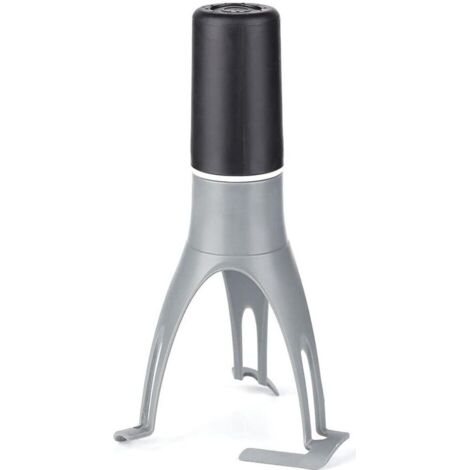 Utensilienrührer,programmées automatique de l'Agitateur,L'unique automatique Pfannenrührer,Kochrührer Avec LED indicateur de Vitesse,lave-vaisselle, Accessoires de cuisine Et des Outils (Gris)