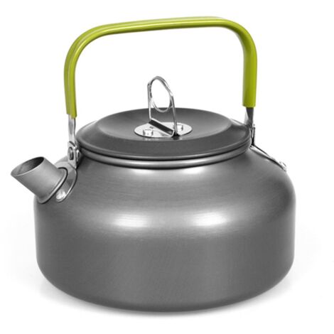 0,8 L le Camping en plein air Bouilloire Électrique aluminium Plateau Bouilloire Cafetière avec Sac de transport
