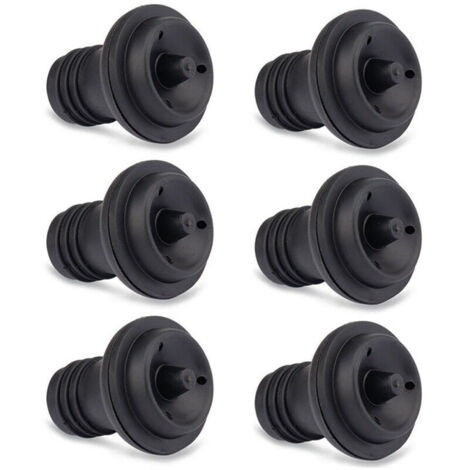 6 pièces-bouchons pour pompe vide-gris,Bouchon vin rouge, bouchon sous vide vin rouge, bouchon bouteille sous vide vin, bouchon individuel