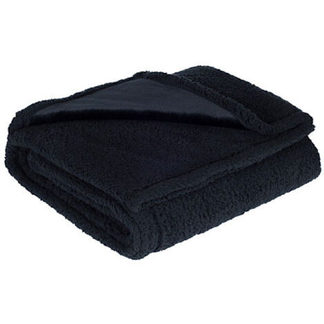 Couverture imperméable Love Blanket pour couple, protection contre les éclaboussures, grise, 71 x 100 cm, noire