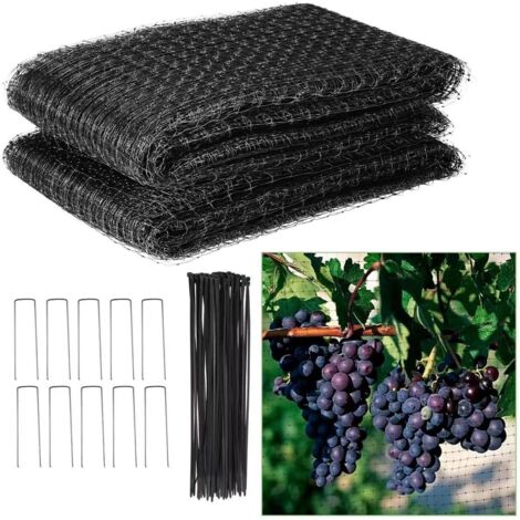 Grand filet de jardin réutilisable et résistant pour protéger les légumes, les plantes, les fruits (2,1 m x 30 m)