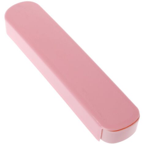 Boîtes rangement couverts - 1 pièce, Étui voyage papeterie baguettes/cuillère/fourchette 19,5x4,1x2,3cm - Rose nordique