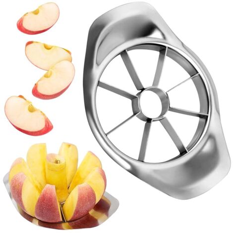 Coupes pomme - 1 pièce, Acier inoxydable trancheuse vide-pomme poignée - Pour pommes/poires