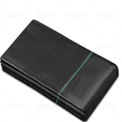 Toiles paillage geotextile - 1 pièce, 1m x 10m noire agricole anti mauvaises herbes anti racine - Perméable eau/air UV résistant