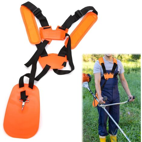 Sangle Tondeuse Gazon - 1 pièce, Sangle Tondeuse Gazon Épaule Orange - Pour Confort Jardinage