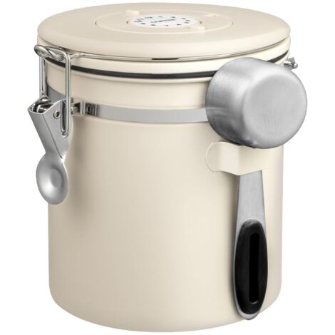 Boîte à café - 1, Acier inoxydable réservoir conservation sous vide cuillère doseuse - Cuisine (1/5)