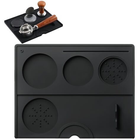Tapis Tamper Café - 1 pièce, Tapis Tamper Café Silicone Antidérapant - Expresso/Lave-Vaisselle