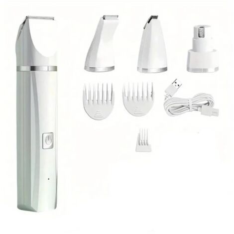 tondeuse pour le toilettage des animaux - [blanc cassé ]Tondeuse à cheveux 4 en 1 (1/5)