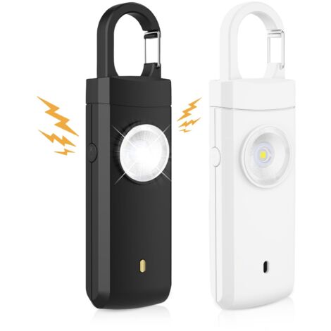 Alarme de sécurité -Flash de surbrillance -Sifflement anti-loup - 130Alarme à décibels élevés (1/5)