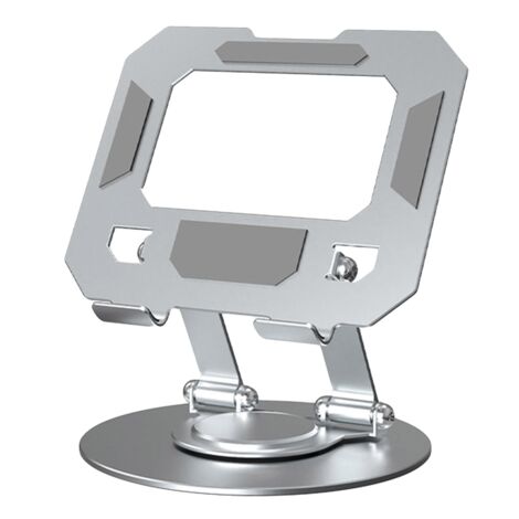 Support pour tablette - 360°Système de levage et de pliage rotatif - Argent (1/5)
