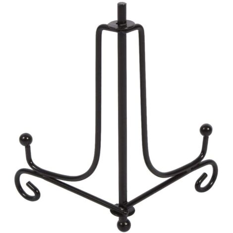 Présentoir à assiettes de style chevalet, support décoratif, pouvant servir à exposer des photos, des recettes, etc. (1/5)