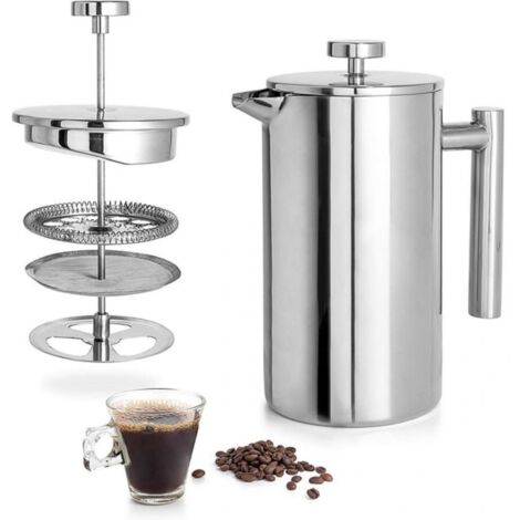 Cafetière en acier inoxydable - Cafetière à piston (1/5)