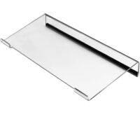 Support de clavier en acrylique, support de clavier incliné, support ergonomique pour clavier d'ordinateur, rehausseur de clavier confortable, pour la maison et le bureau – Noir