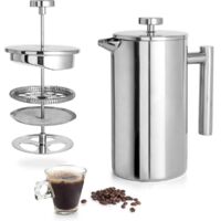 Cafetière en acier inoxydable - Cafetière à piston