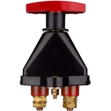 Coupe-Circuit Batterie Voiture/Camion 300A 12-24V – Interrupteur Isolateur Haute Puissance Alu/ABS