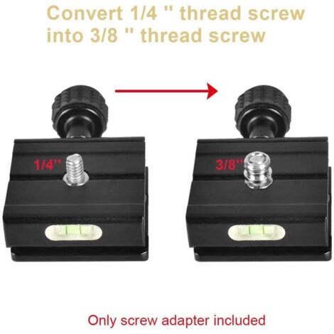 26 Pièces Adaptateurs Trépied Caméra 1/4" à 3/8" – Kit Conversion Vis Appareil Photo, Monopode, Rotule, Lumière Studio