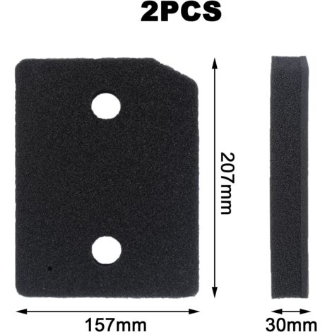 Inwee 4 Filtres Pour Sèche-Linge Miele T1 - Filtre Éponge 210x158x32 Mm Compatible 9164761