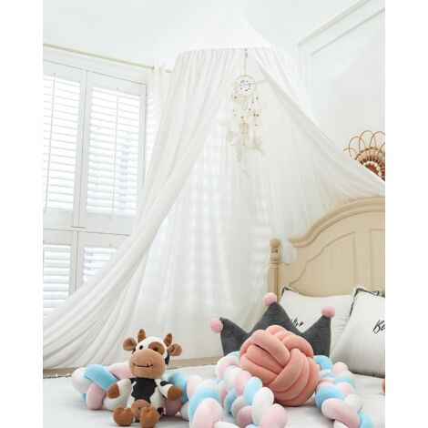 Ciel de lit Moustiquaire décorative lit bébé,rideau de lit princesse prince Tentes de jeux