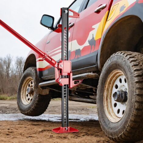Wiltec Offroad Wagenheber bis 3000 kg max. 76 cm, Farmer Jack für Geländewagen, SUV, ATV und Anhänger, Farm Jack Wagenheber aus Stahl Wiltec Offroad Wagenheber bis 3000 kg max. 76 cm, Farmer Jack für Geländewagen, SUV, ATV und Anhänger, Farm Jack Wagenheber aus Stahl