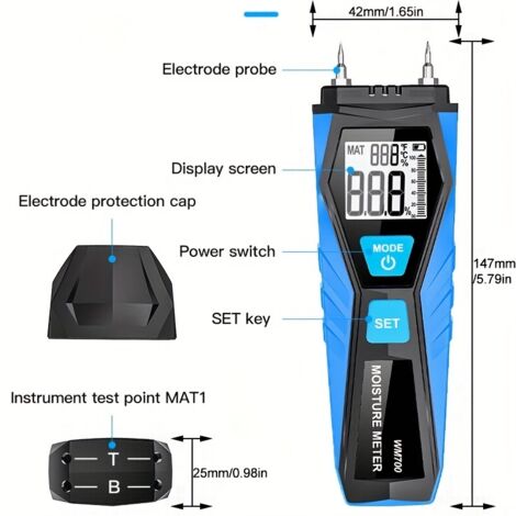 ETP110 – Hygromètre Thermique Numérique, Humidité, Point De Rosée, Pour Maison/laboratoire
