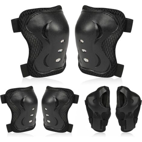 Kit De Protection Enfant - Protections Pour Trotinette ,Casque Réglable Avec Protège-Coudes Et Genouillères Confortables Pour Vélo Skateboard Ski