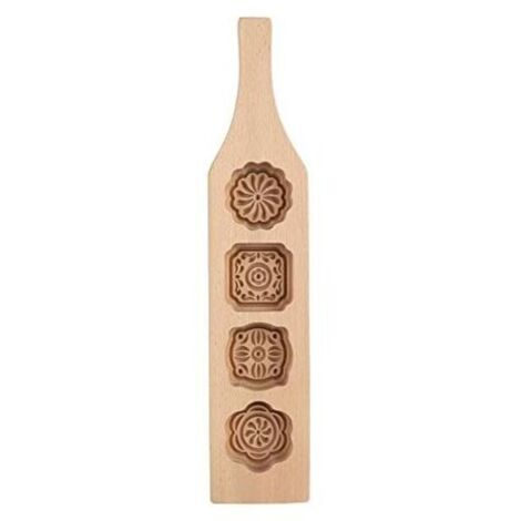 Mid-autumn festival pattern wooden mooncake mold