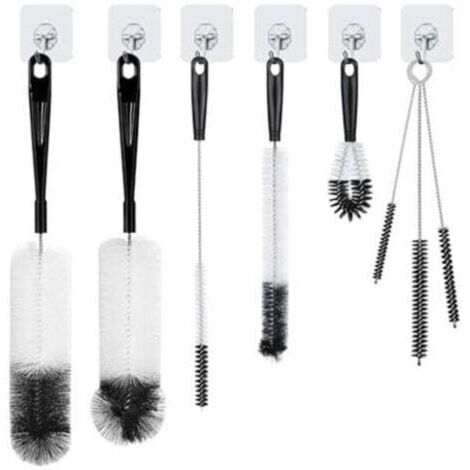 Brosse Nettoyage 3 En 1 Anloximt - Pour Biberons, Tire-lait, Bouteilles Silicone - Silicone Alimentaire, Douce, Sans Coins Morts - 5