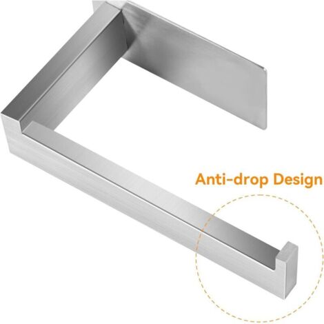 Support Papier Toilette Mural, Porte Rouleau Papier Toilette, Range Papier Toilette, Accroche