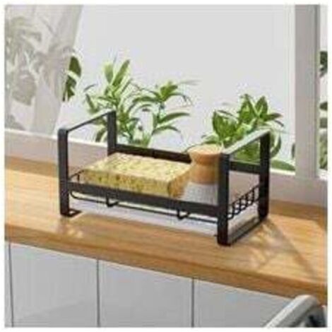 Porte-éponge Pour évier De Cuisine - Support Suspendu En Acier Inoxydable - Design Double Pour Petits Espaces - Pour éponges, Brosses, Savons - 9
