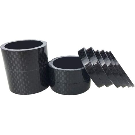 10 PCS Entretoises Direction Carbone Vélo - Rondelles Potence 1 1/8" Route Et VTT
