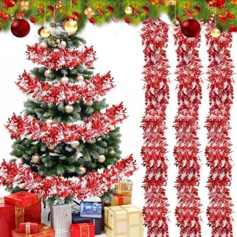 Guirlande Lumineuse De Noël, Décoration D'intérieur, Flocons De Neige (blanc Chaud