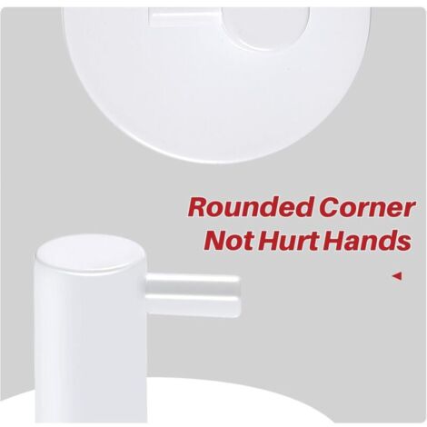 Crochet Adhésif 4 Pièces Crochet Mural En Acier Inoxydable Sans Perçage