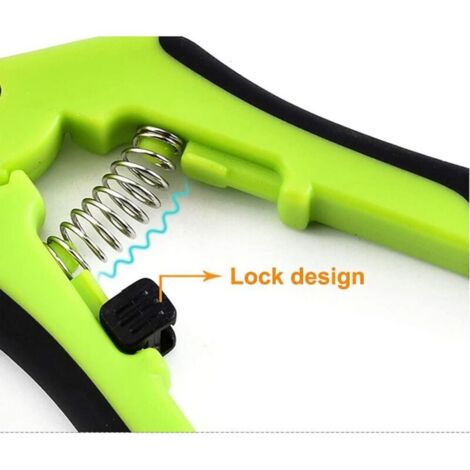 Sécateur De Jardin En Acier Inoxydable - Taille 19.5x5.9cm, Ergonomique, Anti-rouille, Pour Haies, Bonsaïs - 9