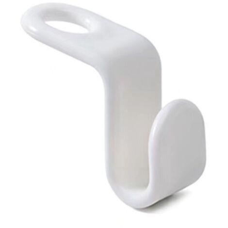50Pcs Crochet Cintre, Connecteurs De Cintres,Crochets De Connecteur Pour Un Gain De Place Mini Cintres En Cascade Organisateur Pour Penderie Economie Despace Blanc 92346406