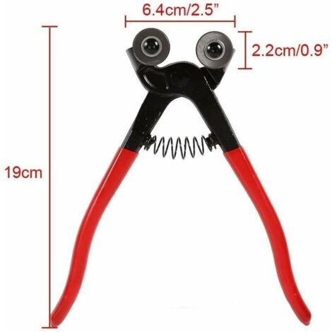 Pinces à Mosaïque De Verre, Outils De Coupe-verre - Outils De Coupe Manuels à Prise Confortable,Pince Coupe-carreaux Outils De Coupe De Pince De Coupe De Carreaux De Céramique, Alliage D'aluminium 8 P
